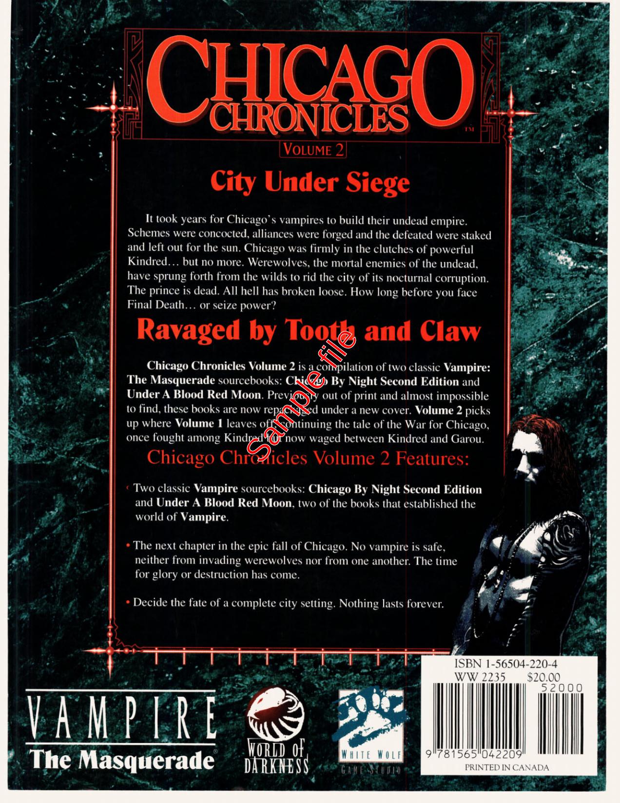 Chicago Chronicles Volume 2 by Unknown