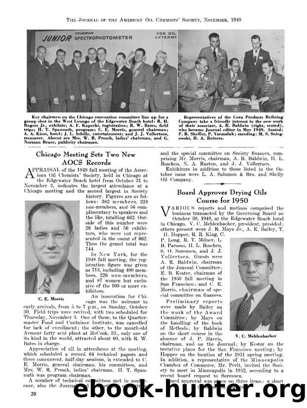 Chicago Meeting sets two new AOCS records by Unknown