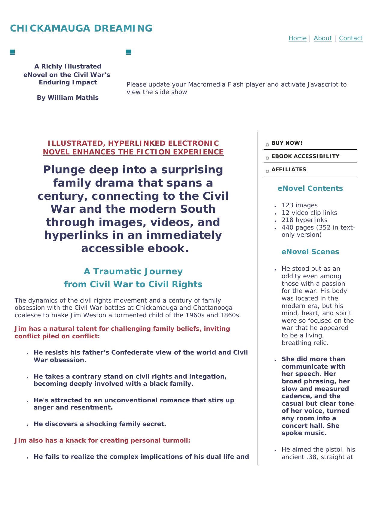 Chickamauga Dreaming- An Illustrated Electronic Novel. by Best of Kuszter's Collection