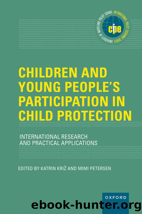 Children and Young People's Participation in Child Protection by Katrin Križ