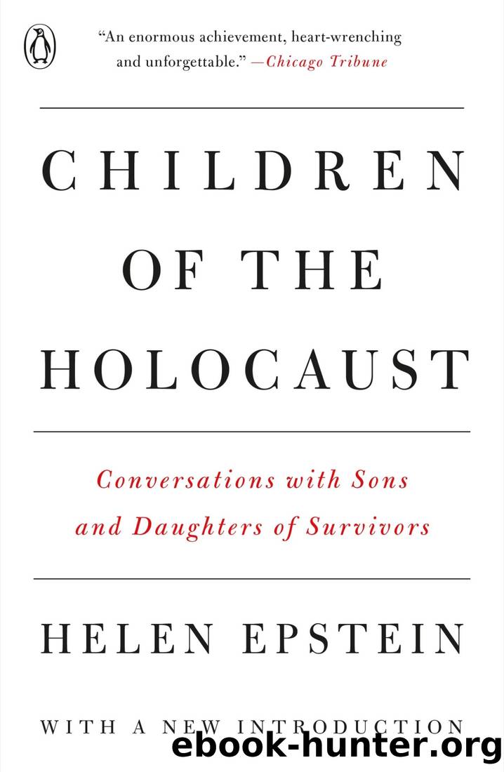 Children of the Holocaust by Helen Epstein