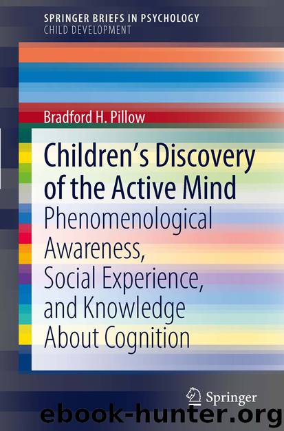 Children’s Discovery of the Active Mind by Bradford H. Pillow