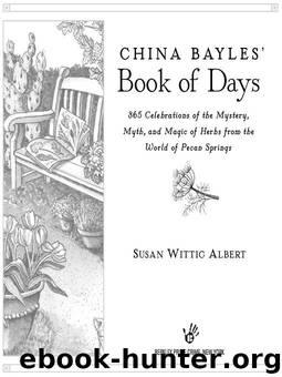 China Bayles' Book of Days by SUSAN WITTIG ALBERT