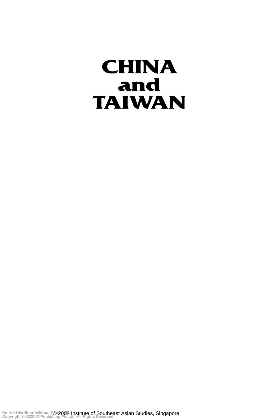 China and Taiwan : cross-strait relations under Chen Shui-bian by Lijun Sheng