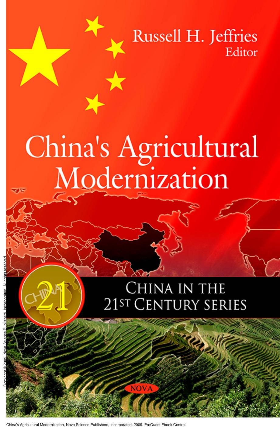 China's Agricultural Modernization by Russell H. Jeffries