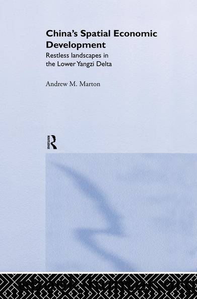 China's Spatial Economic Development by Andrew M. Marton