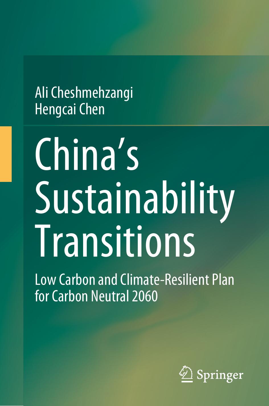 China's Sustainability Transitions: Low Carbon and Climate-Resilient Plan for Carbon Neutral 2060 by Ali Cheshmehzangi Hengcai Chen