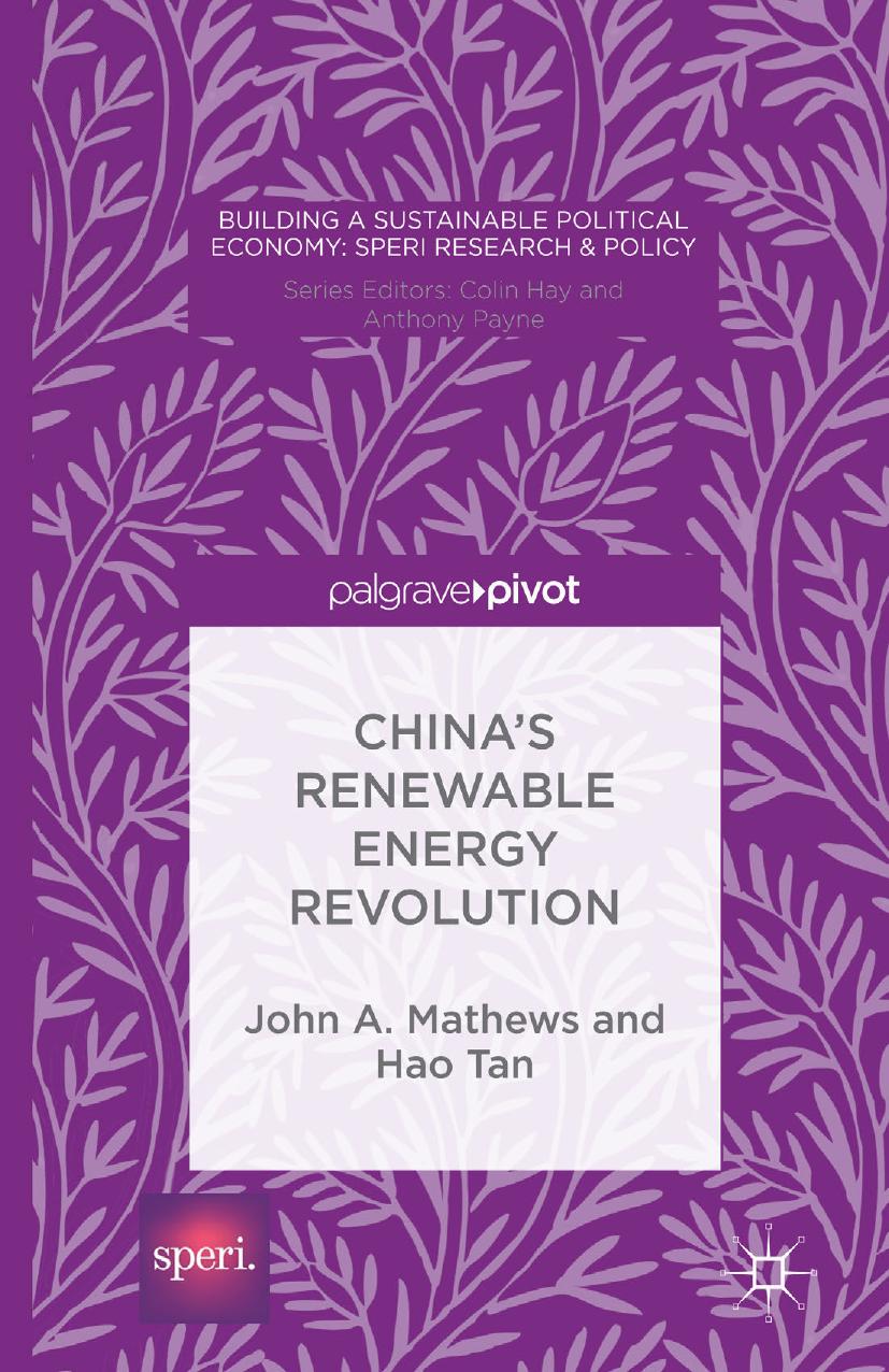 China's energy revolution by Mathews John Alwyn;Tan Hao