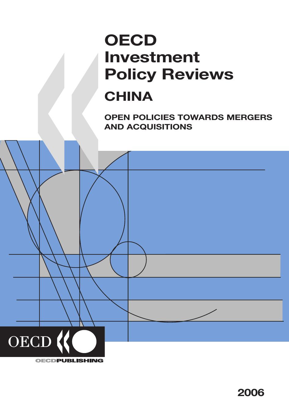 China: Open policies towards mergers and Acquisitions by OECD Investment Policy Reviews