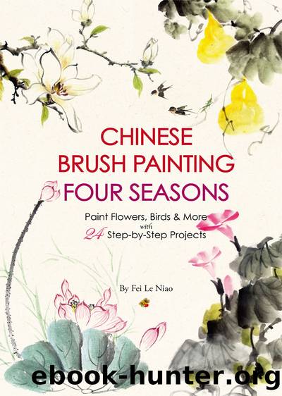 Chinese Brush Painting Four Seasons by Fei Le Niao