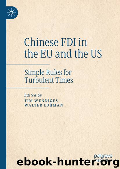 Chinese FDI in the EU and the US by Tim Wenniges & Walter Lohman