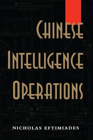 Chinese Intelligence Operations by Eftimiades Nicholas