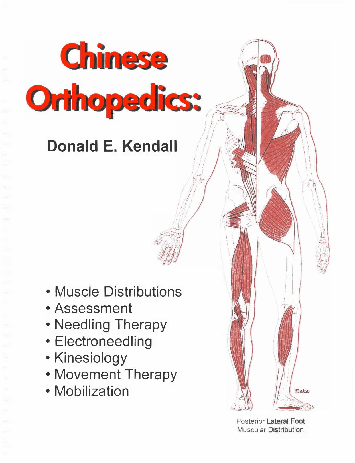 Chinese Orthopedics by Donald Kendall