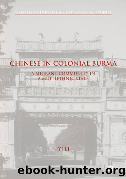 Chinese in Colonial Burma by Yi Li
