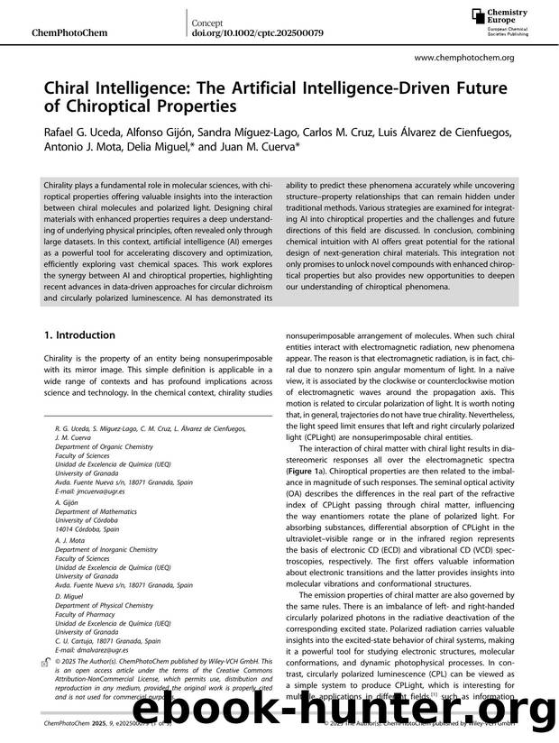 Chiral Intelligence: The Artificial IntelligenceâDriven Future of Chiroptical Properties by unknow
