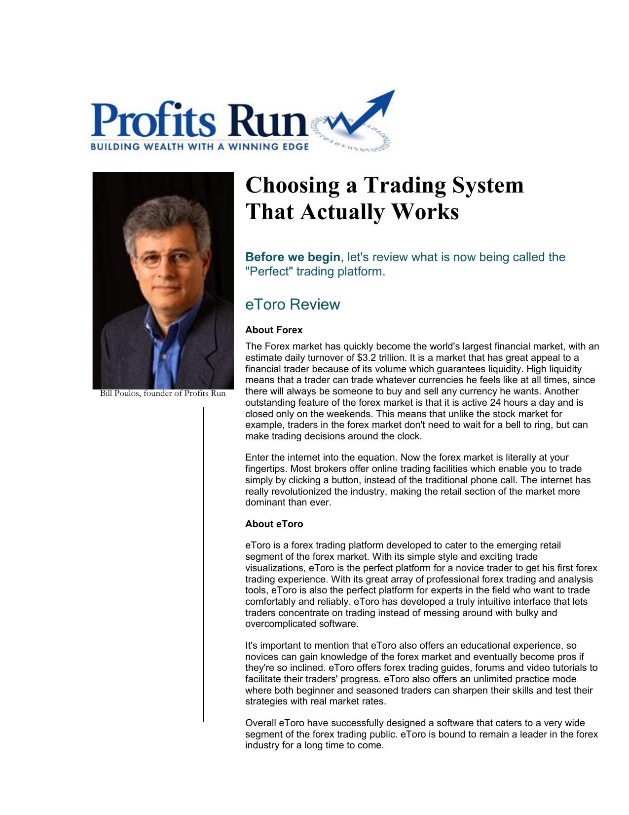 Choosing A Trading System That Actually Works by Preferred