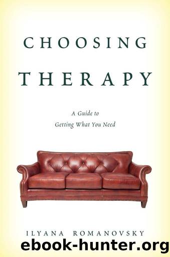 Choosing Therapy by Ilyana Romanovsky