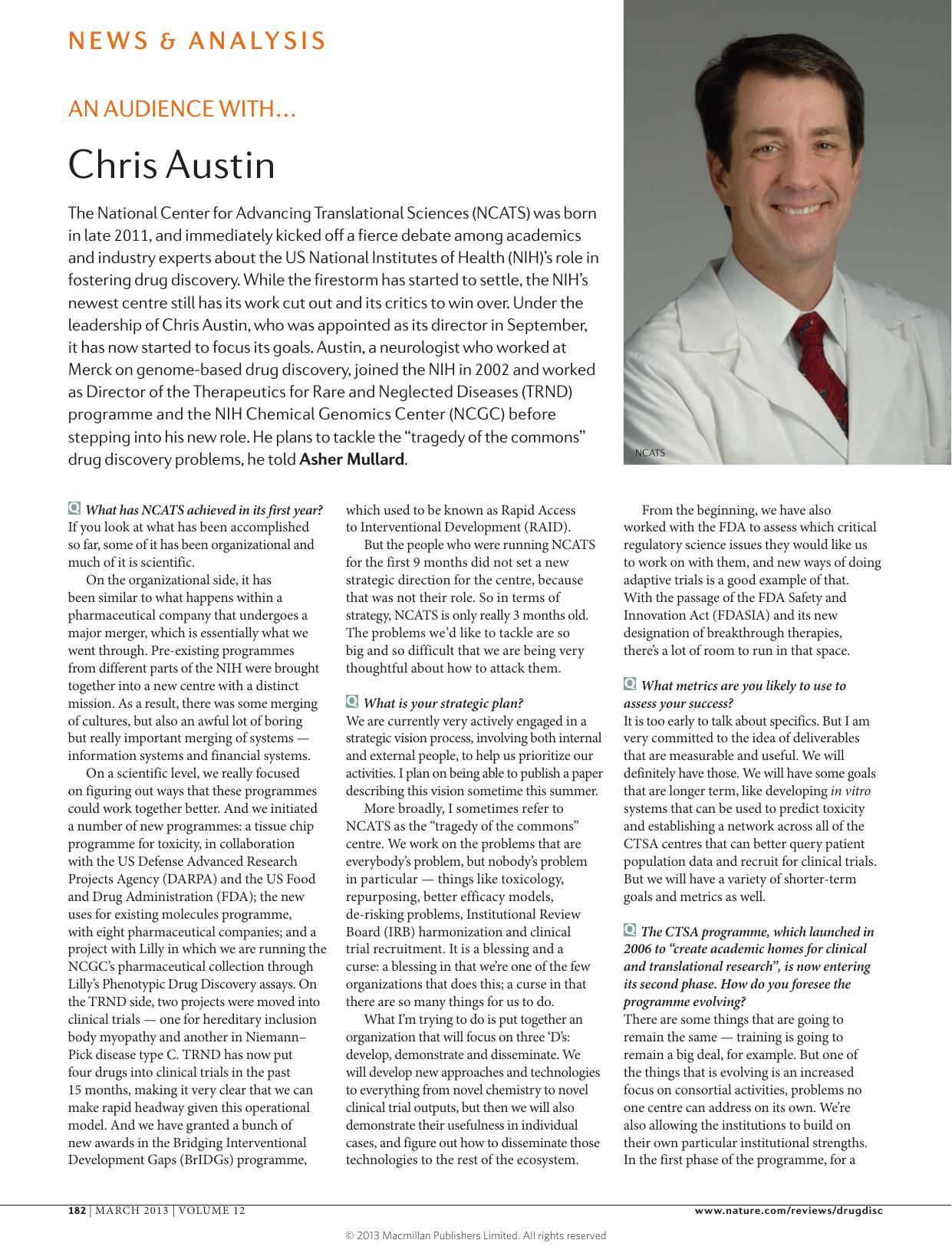 Chris Austin by Unknown
