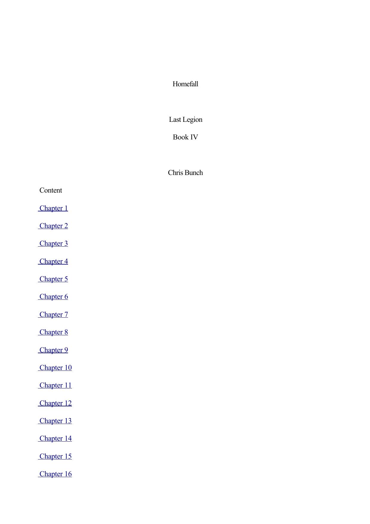 Chris Bunch - Last Legion 04 by Homefall