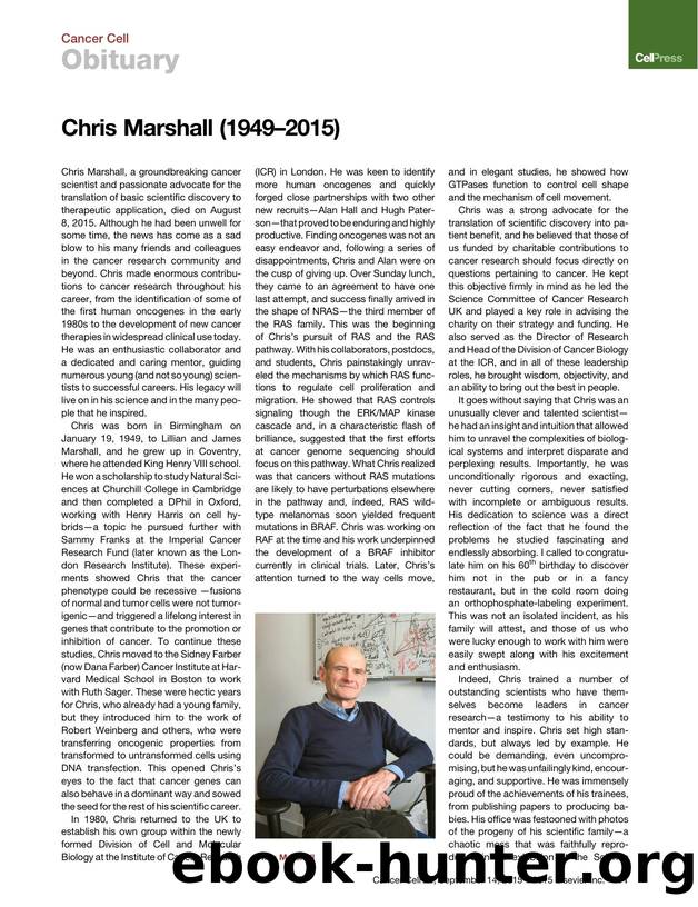 Chris Marshall (1949-2015) by Karen H. Vousden