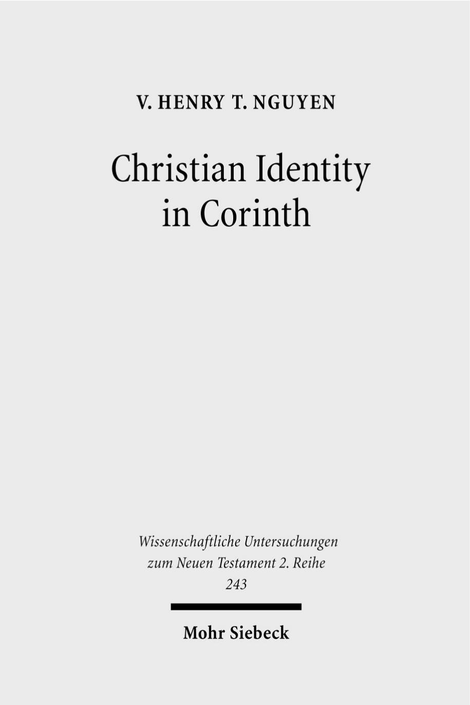 Christian Identity in Corinth by Nguyen