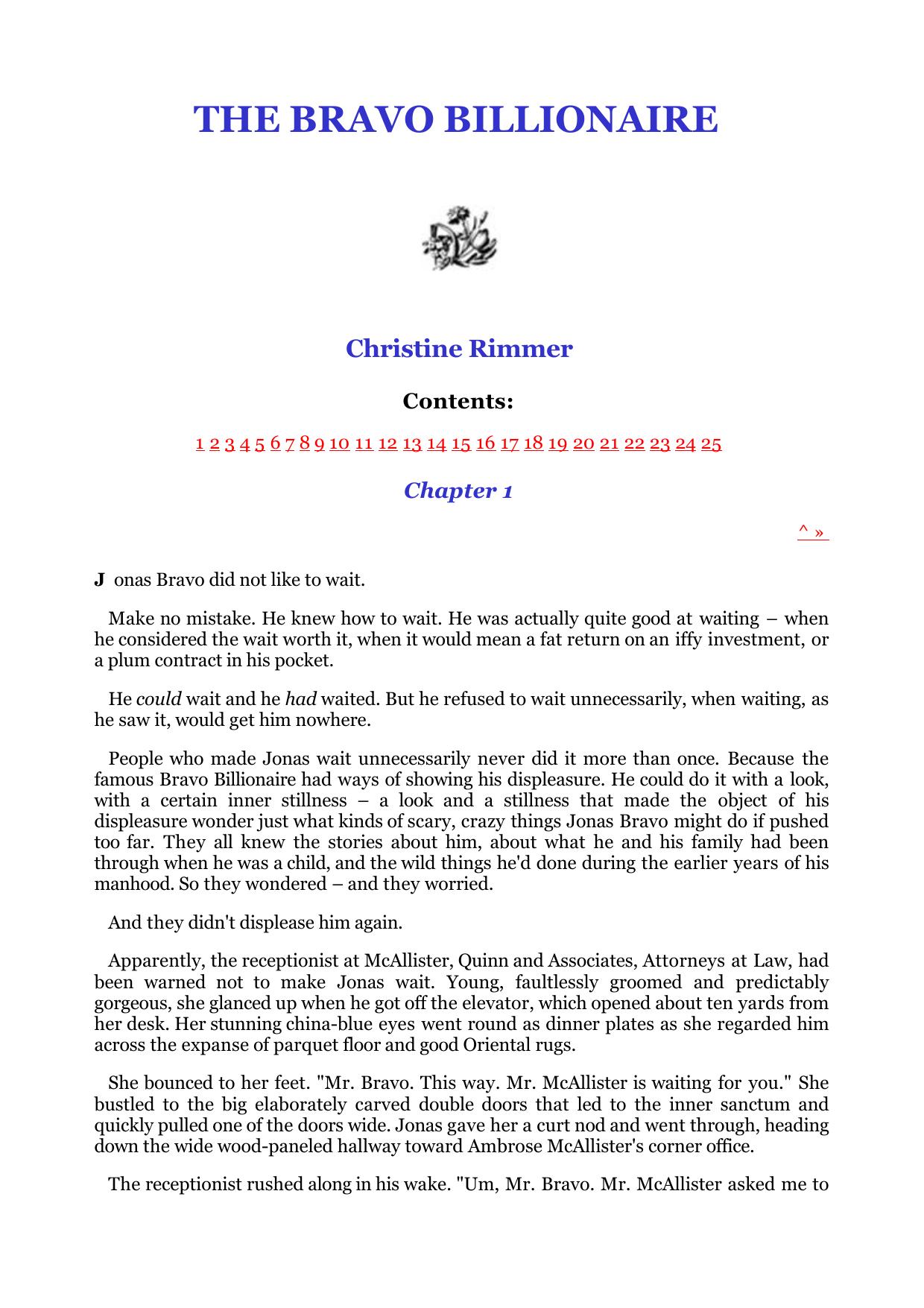 Christine Rimmer - Conveniently Yours The Bravos 08 by The Bravo Billionaire
