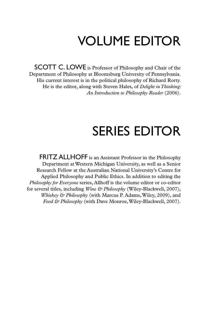 Christmas - Philosophy for Everyone by Scott C. Lowe (ed.)