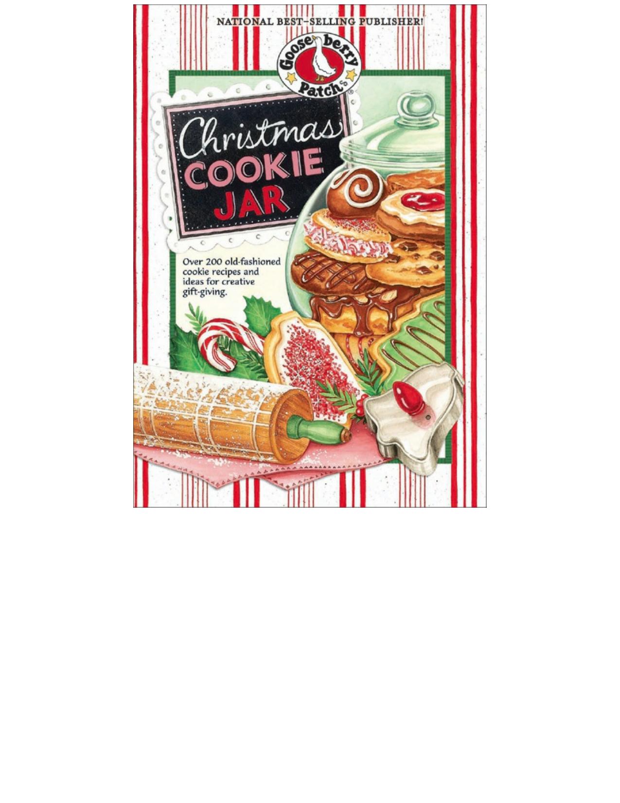 Christmas Cookie Jar by Gooseberry Patch