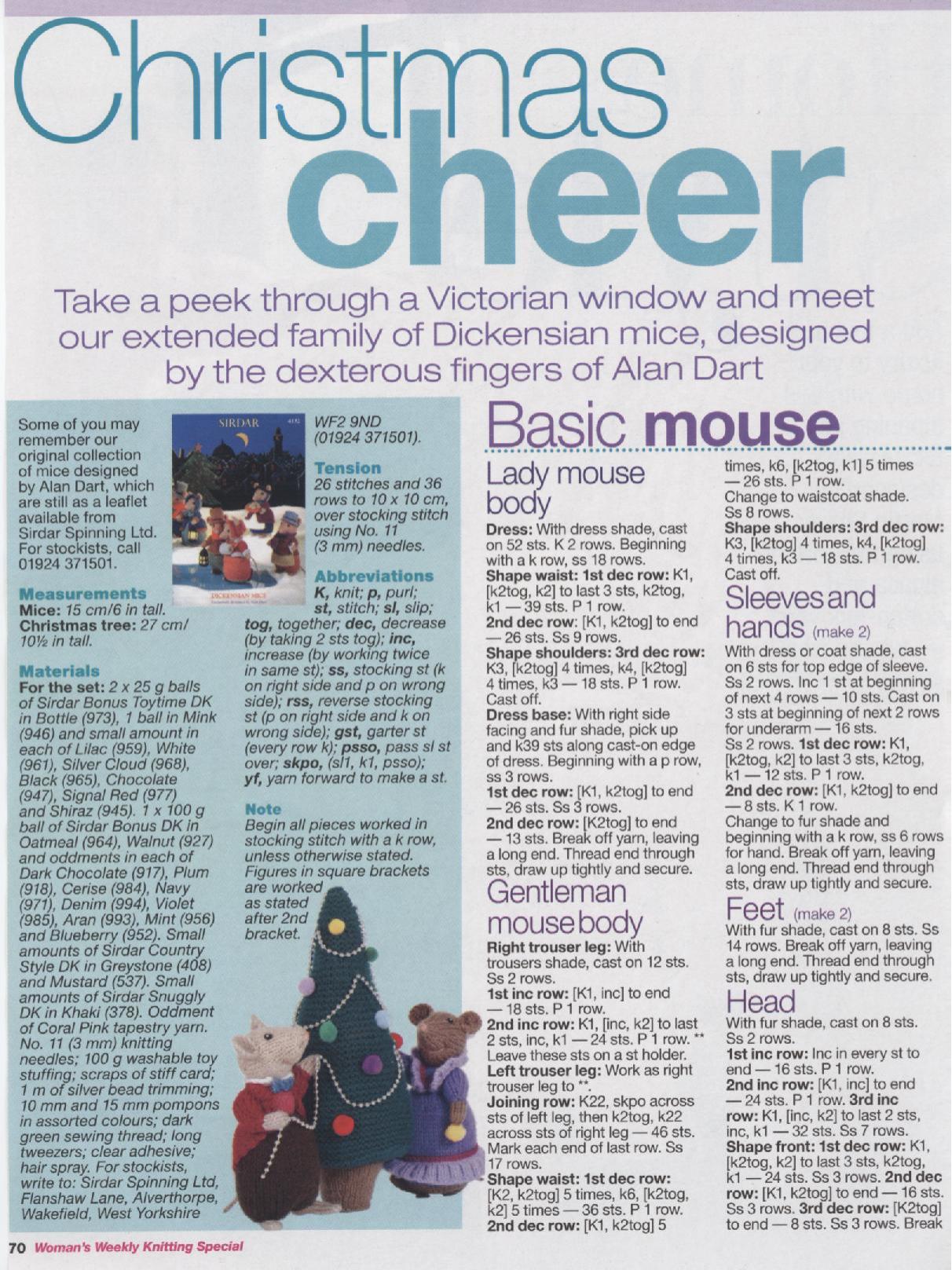 Christmas Mice by Unknown