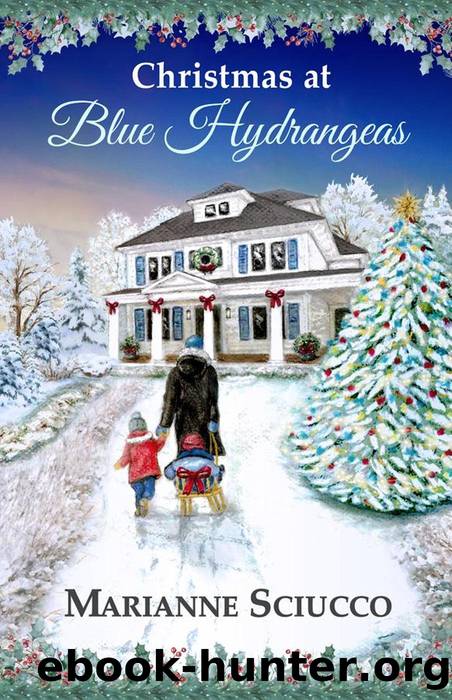 Christmas at Blue Hydrangeas by Marianne Sciucco