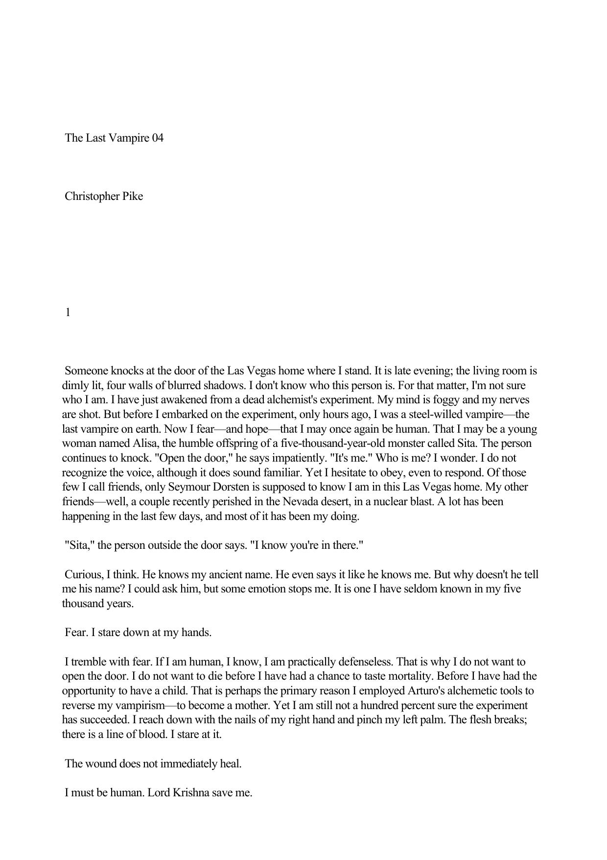 Christopher Pike - The Last Vampire 04 by Phantom