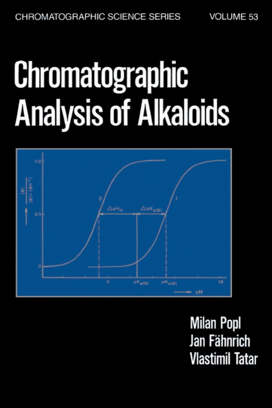 Chromatographic Analysis of Alkaloids by Milan Popl & Jan Fähnrich and Vlastimil Tatar
