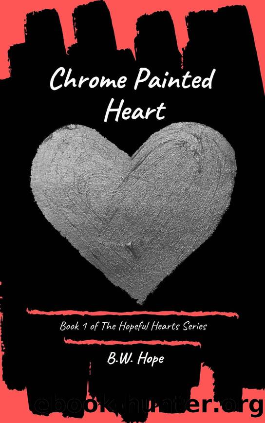 Chrome Painted Heart by B.W. Hope