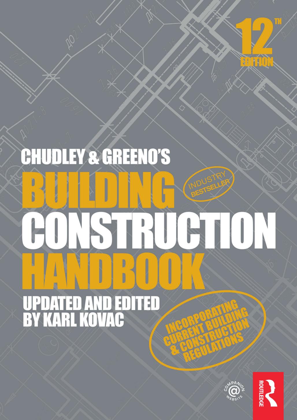 Chudley and Greeno's Building Construction Handbook by Chudley Roy; Greeno Roger; Kovac Karl
