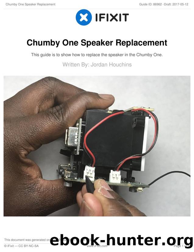 Chumby One Speaker Replacement by Unknown