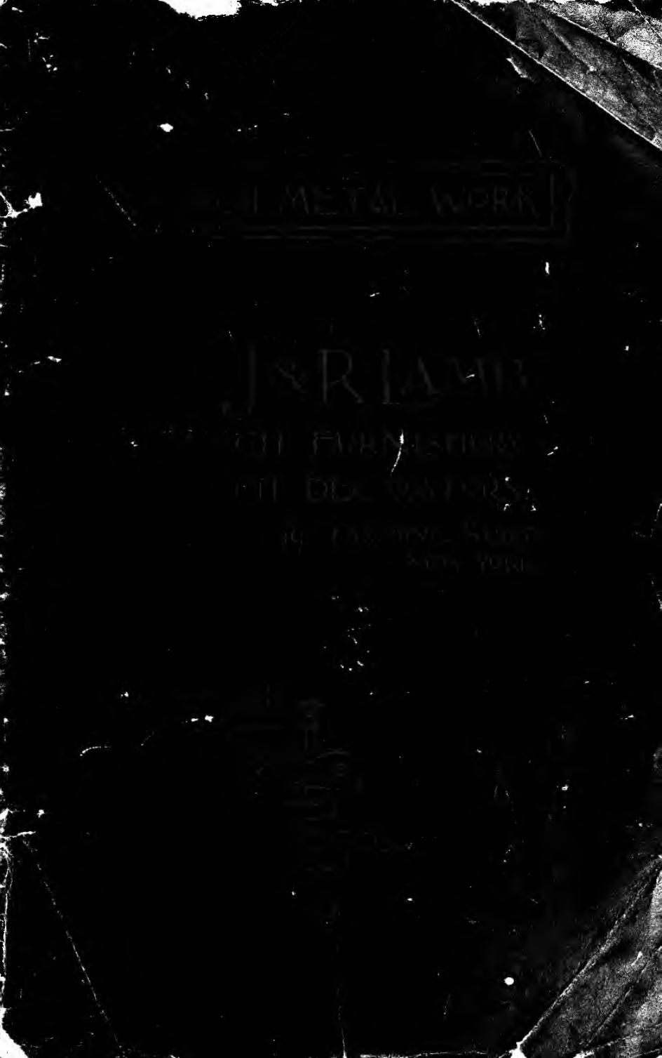 Church metal work. by J. & R. Lamb (New York N.Y.)