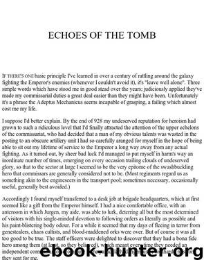 Ciaphas Cain 1.5 - Echoes of the Tomb by Sandy Mitchell