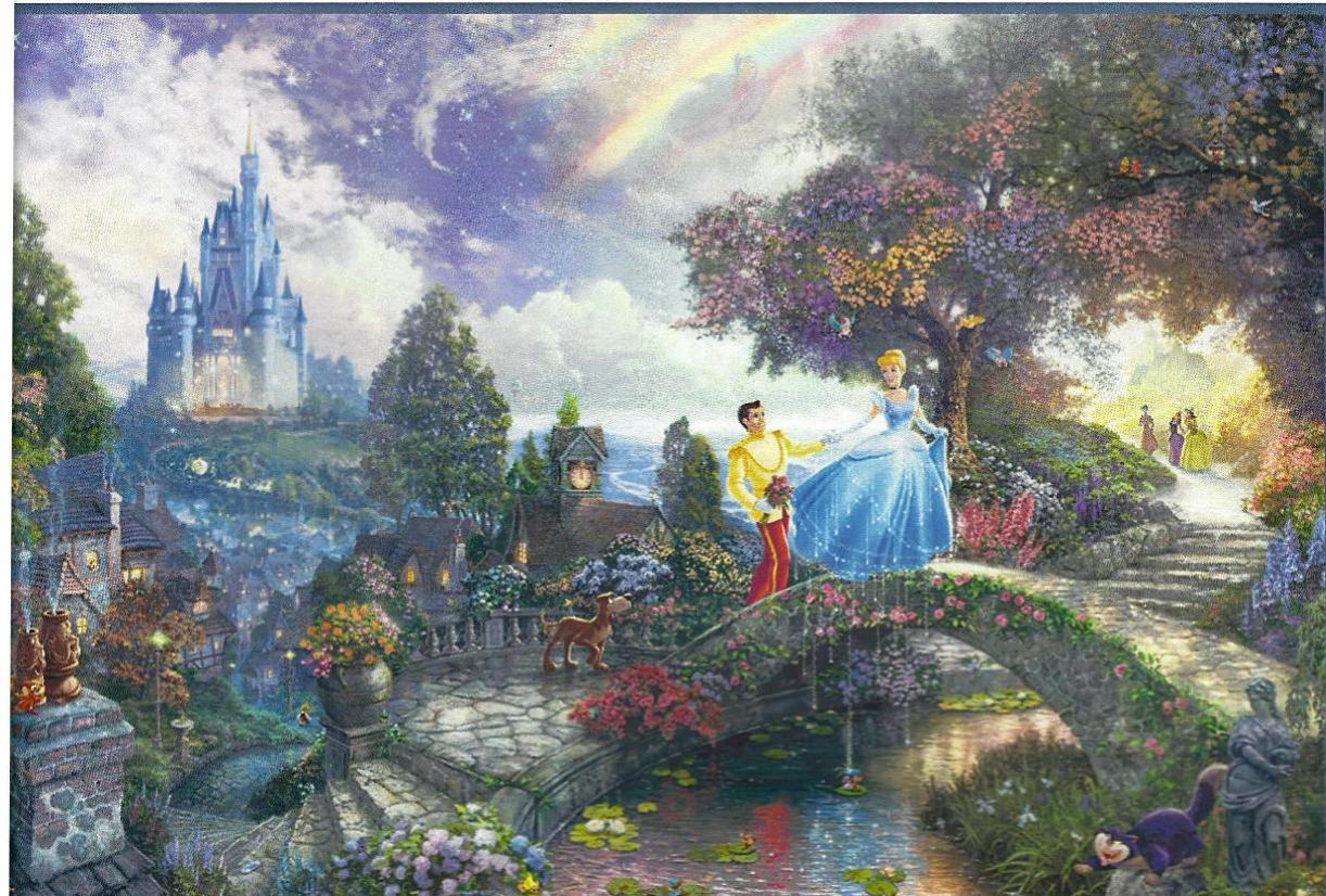 Cinderella Wishes Upon a Dream [52503]- The Disney Dreams Collection by Thomas Kinkade by Unknown