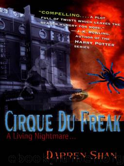 Cirque Du Freak 1- A Living Nightmare by Darren Shan