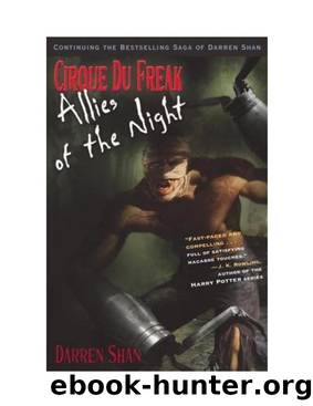 Cirque Du Freak Allies of the Night by Darren Shan