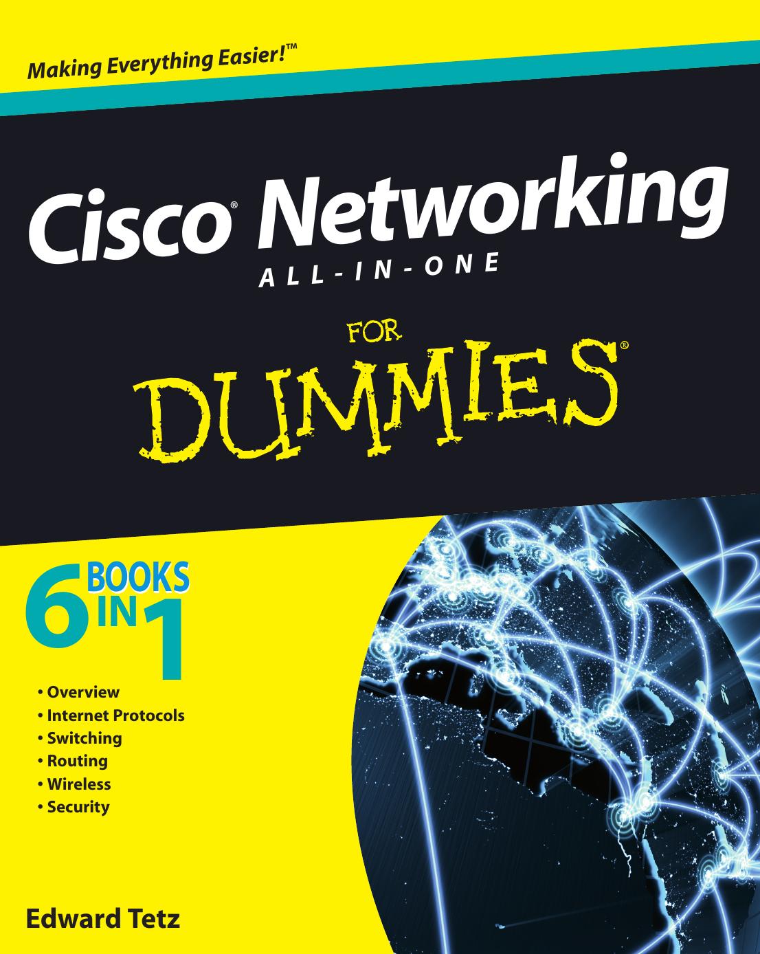 Cisco Networking All-in-One For Dummies by Edward Tetz