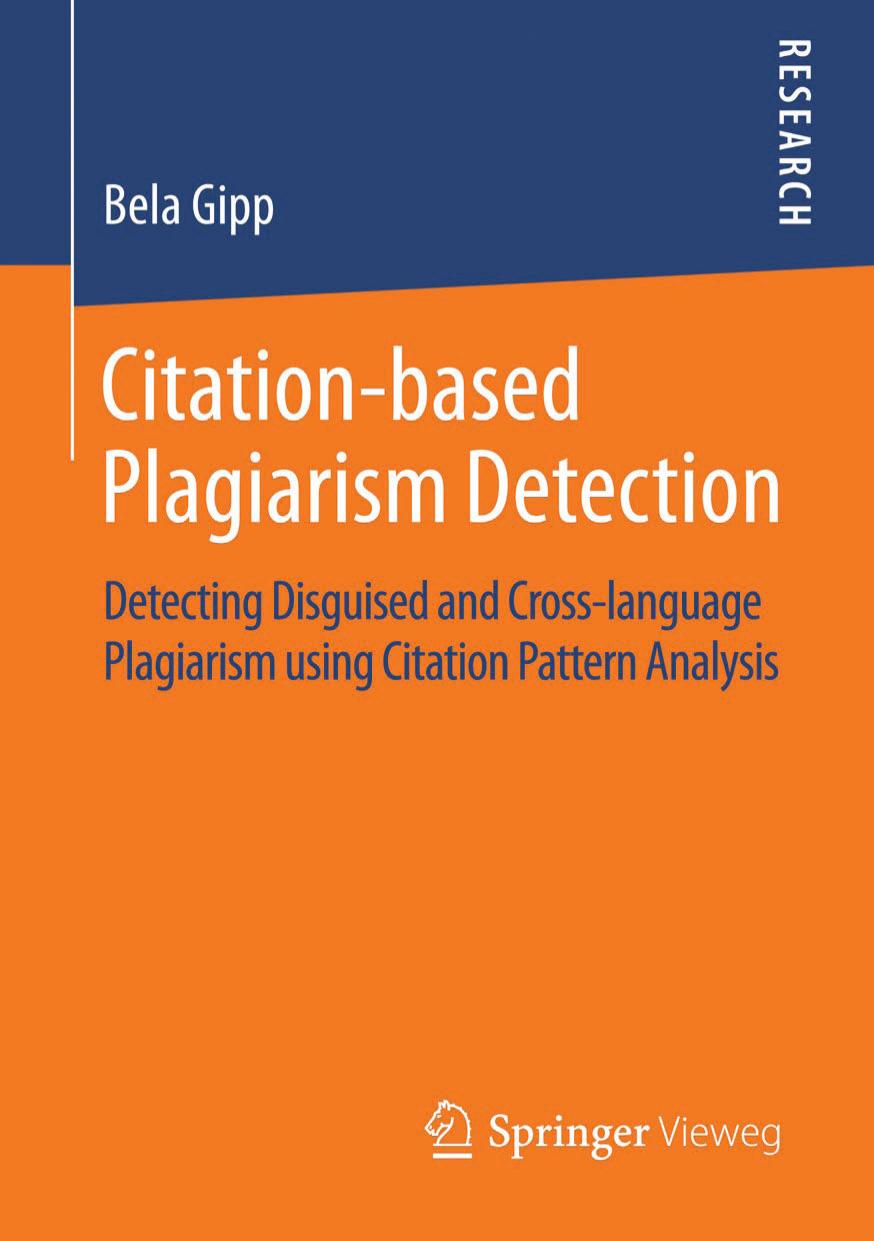 Citation-based Plagiarism Detection: Detecting Disguised and Cross-language Plagiarism using Citation Pattern Analysis by Unknow