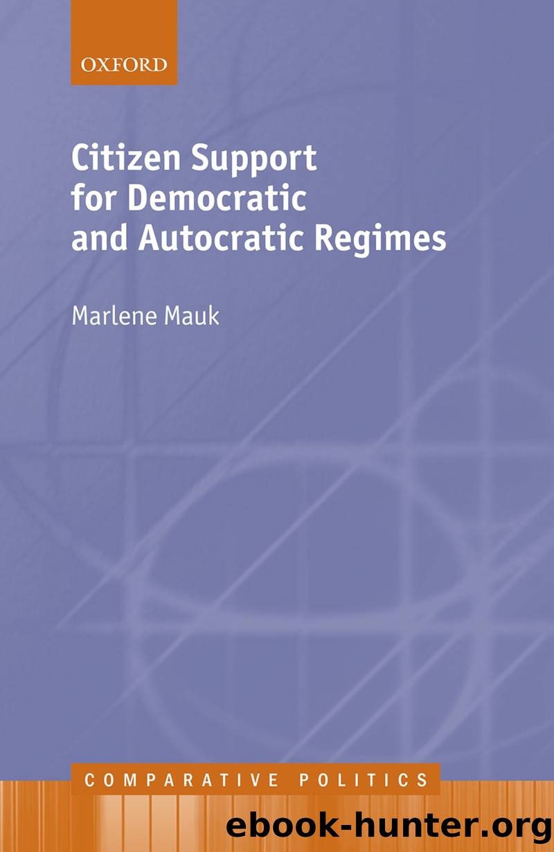 Citizen Support for Democratic and Autocratic Regimes by Marlene Mauk;