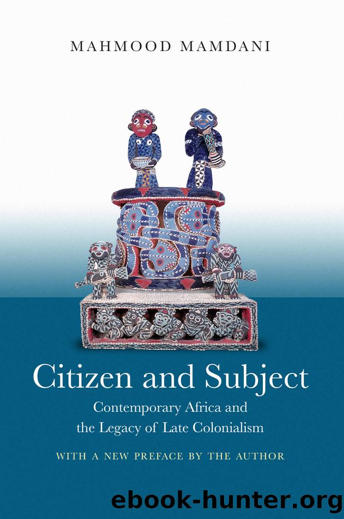 Citizen and Subject by Mahmood Mamdani