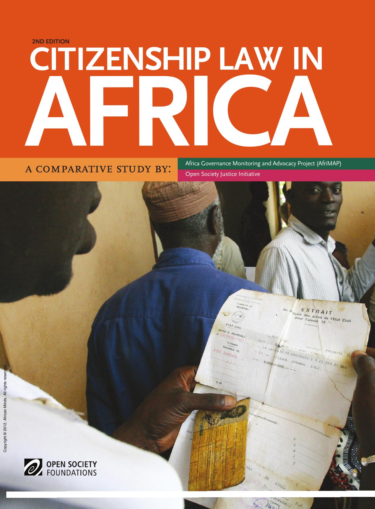 Citizenship Law in Africa : A Comparative Study by Bronwen Manby