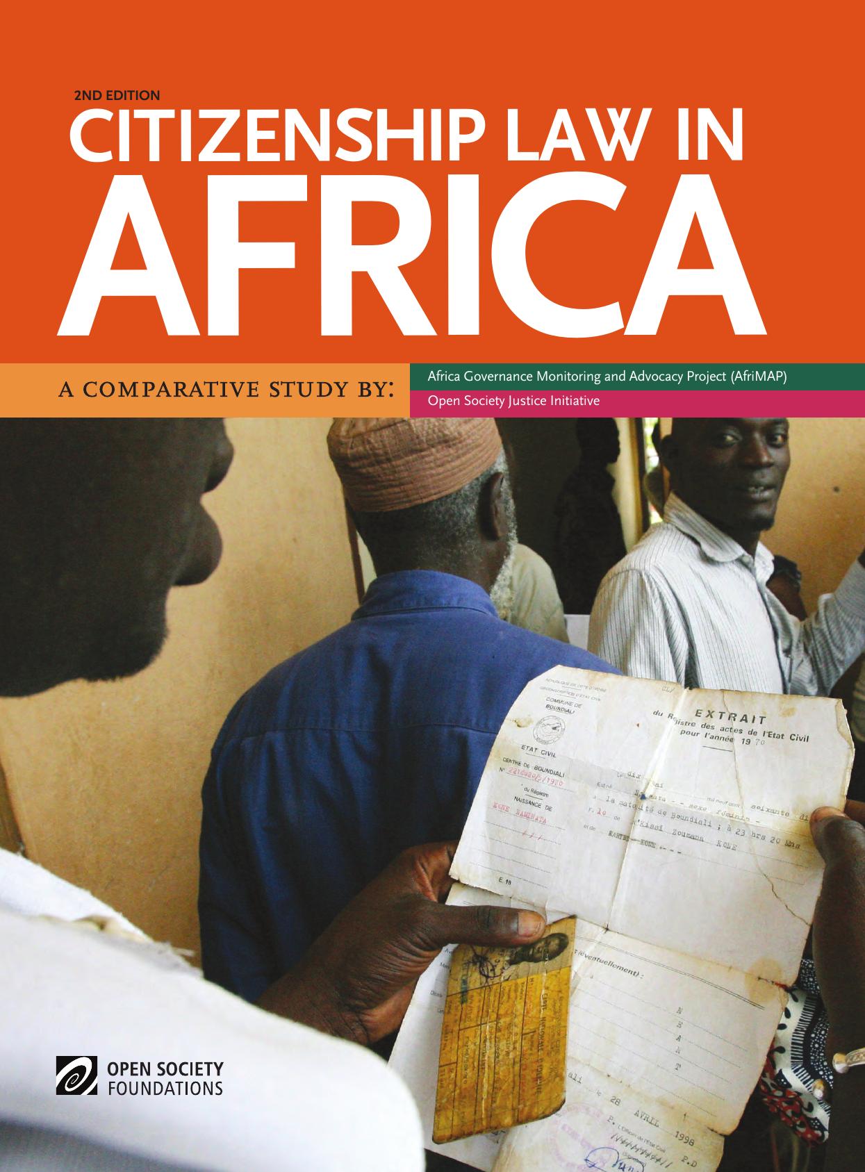 Citizenship Law in Africa: A Comparative Study by Bronwen Manby
