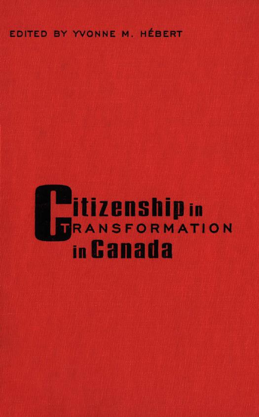 Citizenship in Transformation in Canada by Yvonne Hébert