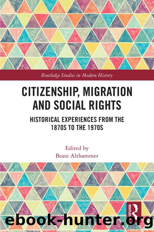 Citizenship, Migration and Social Rights by Beate Althammer;