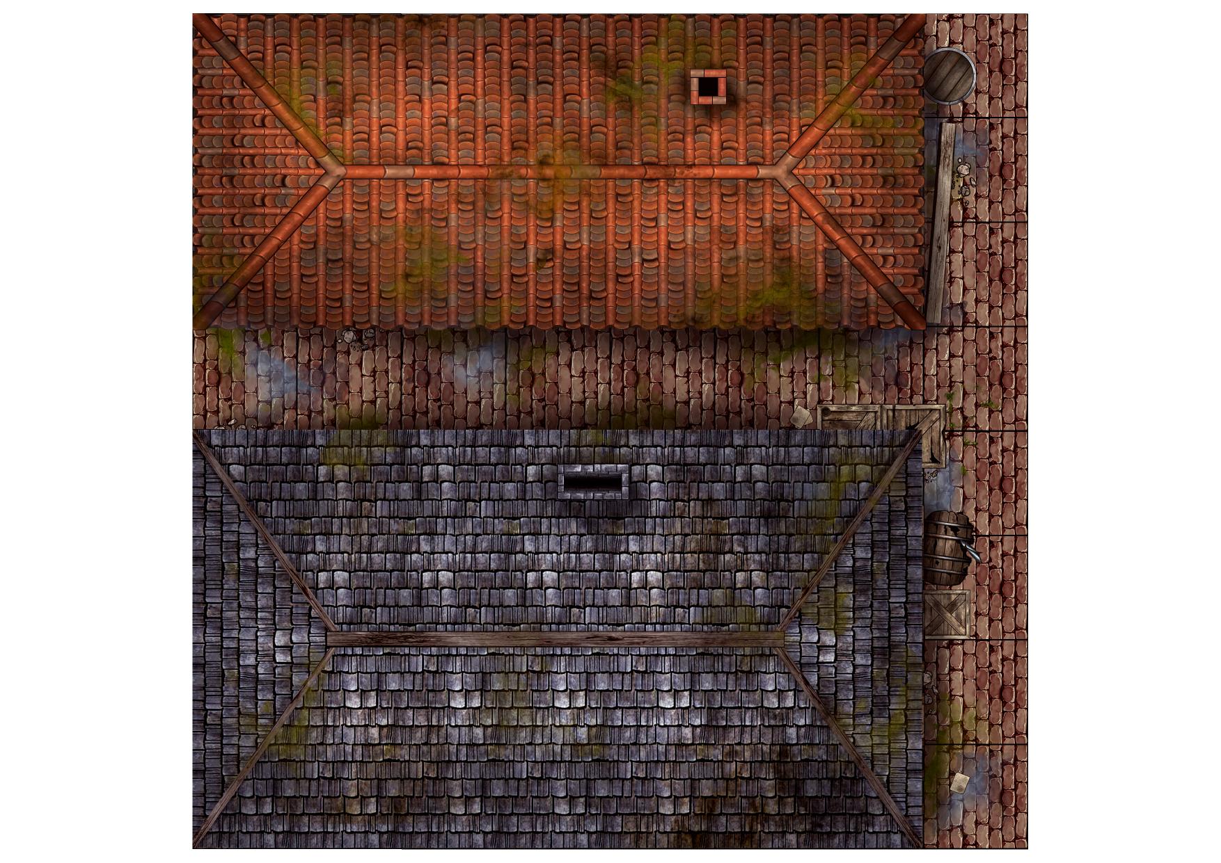 City House 1 roof by Unknown