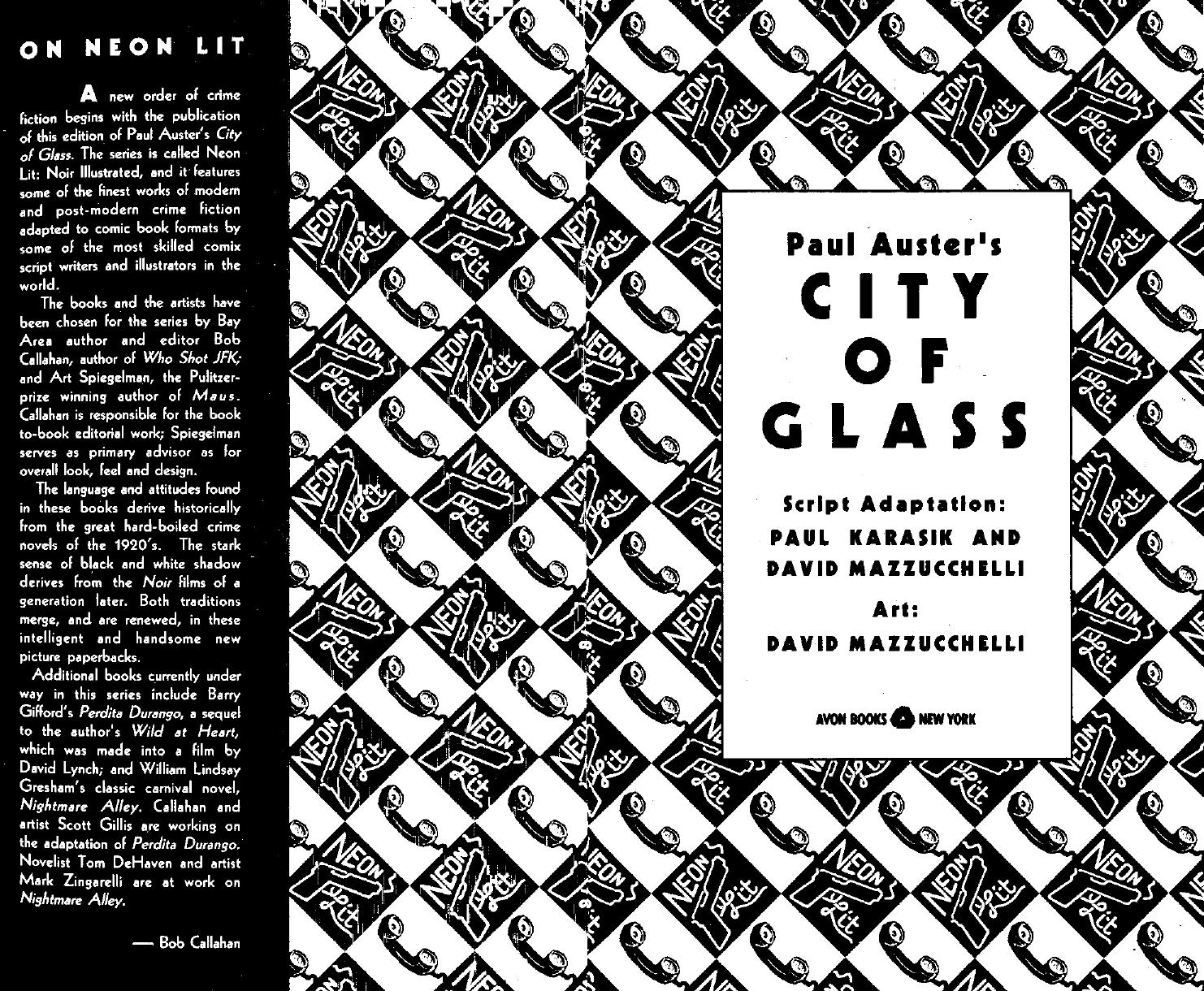 City of Glass: Graphic Novel by Paul Auster